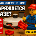 Polaris PVCR 5001 WIFI IQ Home не заряжается на базе — симптомы неисправности док-станции